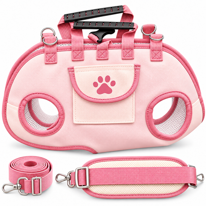 🐶2-in-1 Portable Breathable Pet Carrierk