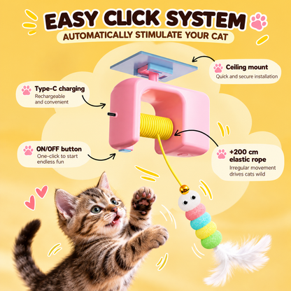 THE AUTOMATIC YO-YO TOY THAT DRIVES CATS WILD