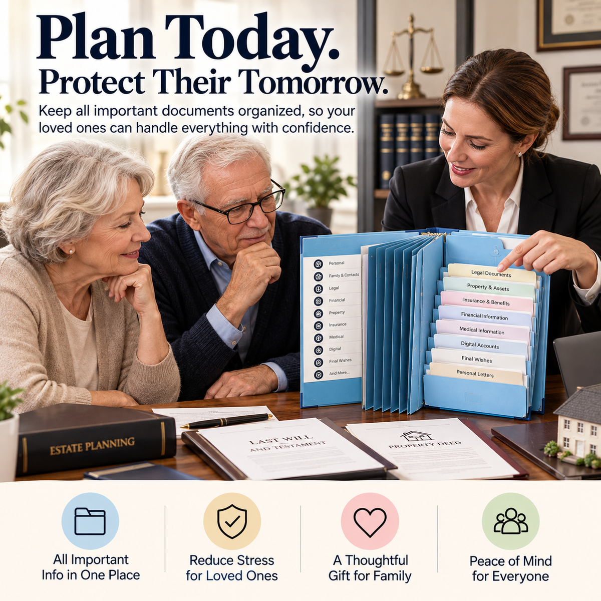 📂"When We Die" Document Organizer Binder