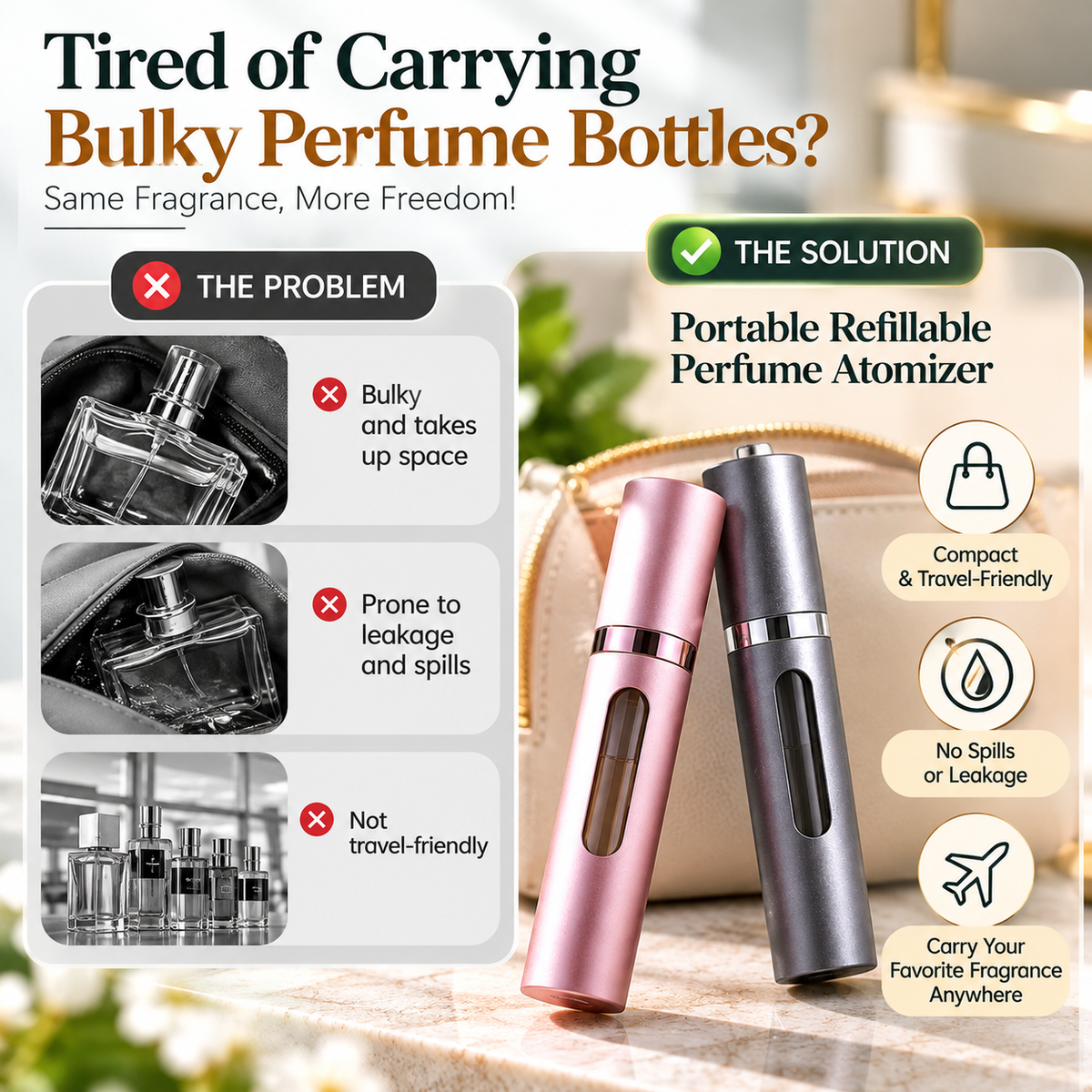 Portable Refillable Perfume