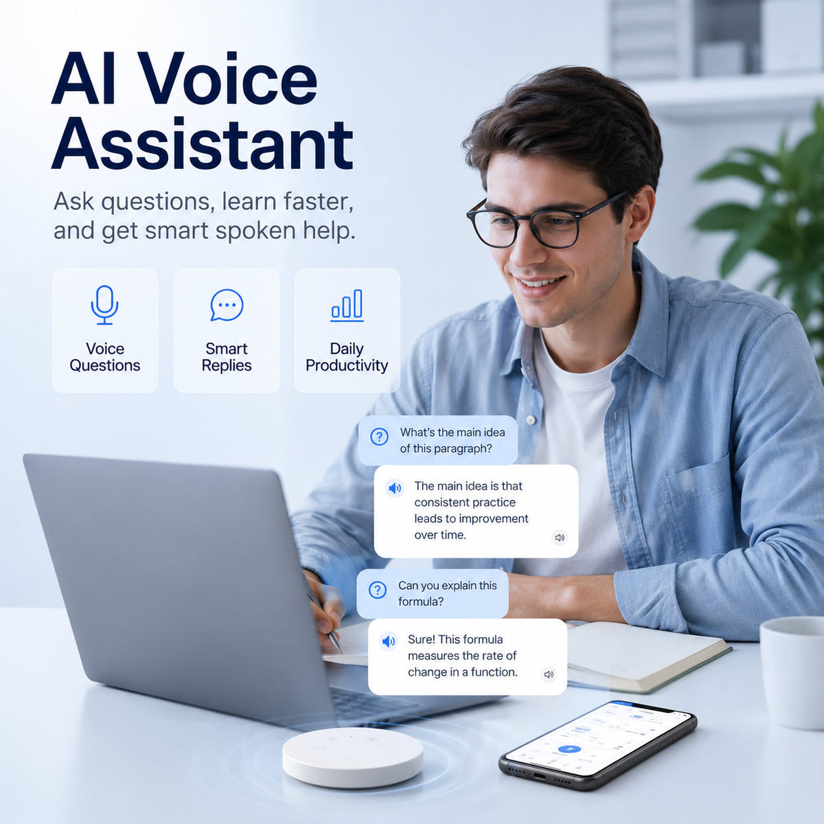 AI Pocket Translator – Real-Time Two-Way Voice Translation in 35+ Languages
