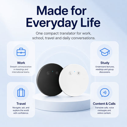 AI Pocket Translator – Real-Time Two-Way Voice Translation in 35+ Languages