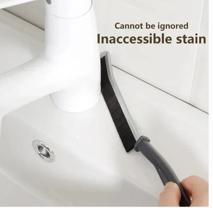 Gap brush with hard brush