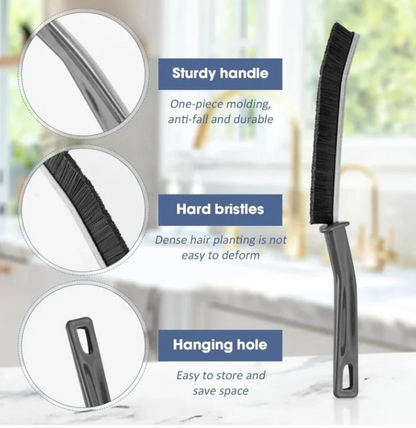 Gap brush with hard brush