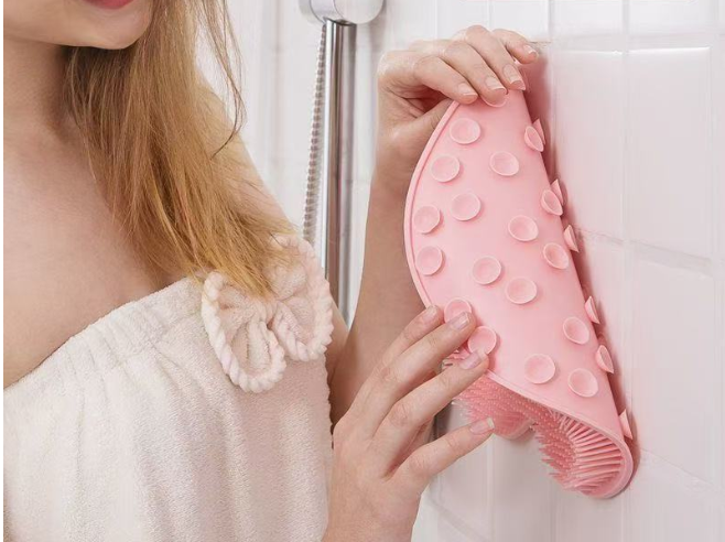 Estropajo para pies y cuerpo en la ducha