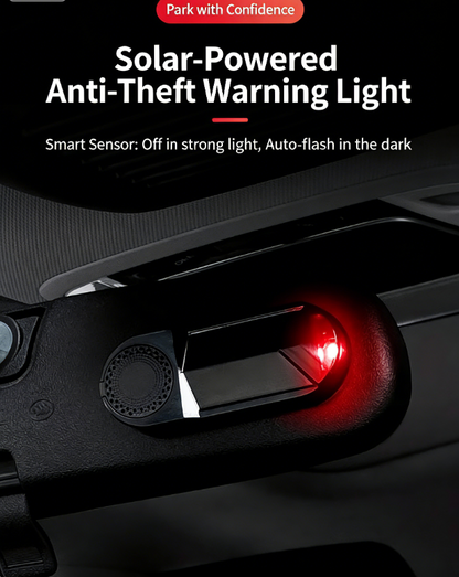Alarma falsa con LED intermitente antirrobo para coche