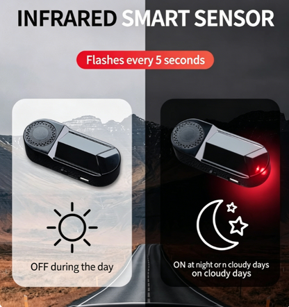 Alarma falsa con LED intermitente antirrobo para coche