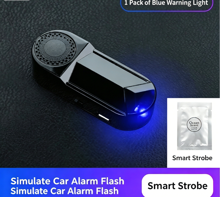 Alarma falsa con LED intermitente antirrobo para coche