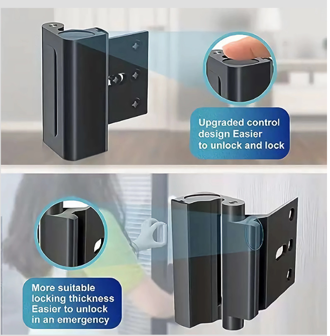 High-Security Metal Door Lock