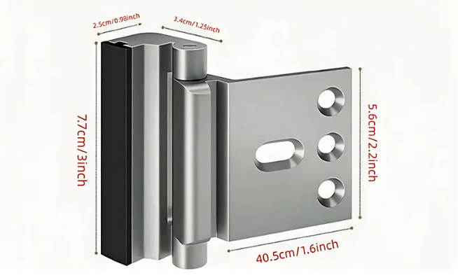 High-Security Metal Door Lock