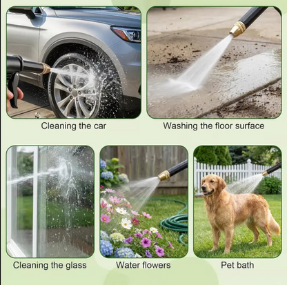 💦Potente Lavadora a Presión para Coche y Hogar y Pulverizador de Jardín
