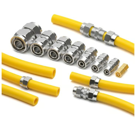 Conectores de línea de aire para camiones de servicio pesado, accesorios neumáticos de inserción para tubos de alta temperatura (4-16 mm)