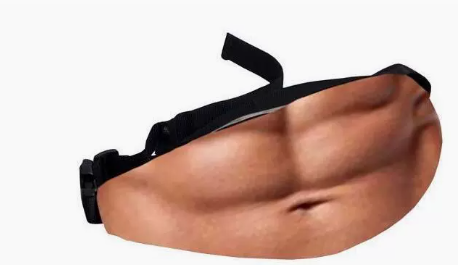 Ultra-Realistic Beer Belly Fanny Pack – Funny Dad Bod Waist Bag