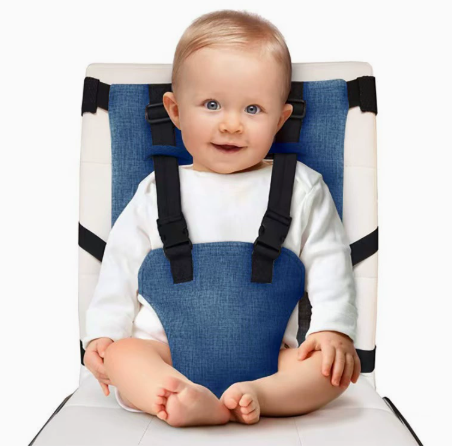 👶Baby Chair Harness Strap – 5-Point Safety & Travel-Ready Design