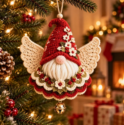 🎄 Diy Crochet Christmas Angel Ornament Kit – Make, Hang & Treasure✨