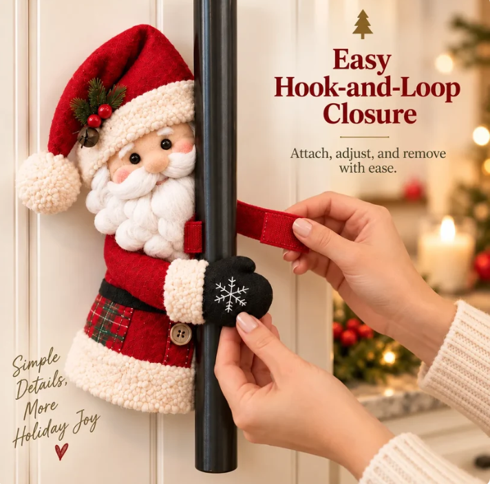 Christmas Santa & Snowman Handle Huggers – Set Of 2