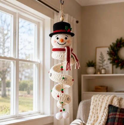 🔥Last Day 50% OFF - 🎅🌲Crochet Snowman Spiral Oranment DIY Kit