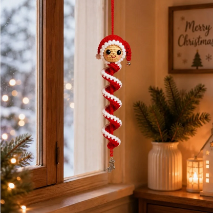 🔥Last Day 50% OFF - 🎅🌲Crochet Snowman Spiral Oranment DIY Kit