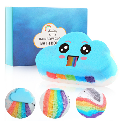 🌈 Bombas de Baño Nube Arcoíris – Convierte Cada Baño en un Mágico Spa de Arcoíris