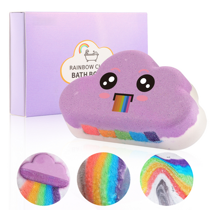 🌈 Bombas de Baño Nube Arcoíris – Convierte Cada Baño en un Mágico Spa de Arcoíris