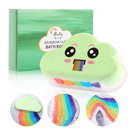 🌈 Bombas de Baño Nube Arcoíris – Convierte Cada Baño en un Mágico Spa de Arcoíris