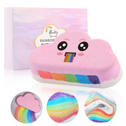 🌈 Bombas de Baño Nube Arcoíris – Convierte Cada Baño en un Mágico Spa de Arcoíris