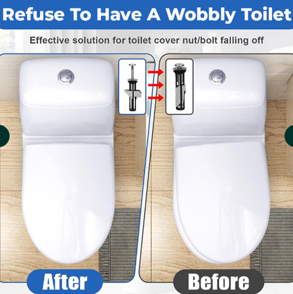 🔥Last Day 50% OFF🔥Heavy Duty Toilet Seat Fastener Bolt Kit (A Set of 2 Pcs)