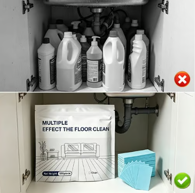 Tabletas limpiadoras de piso multiefecto