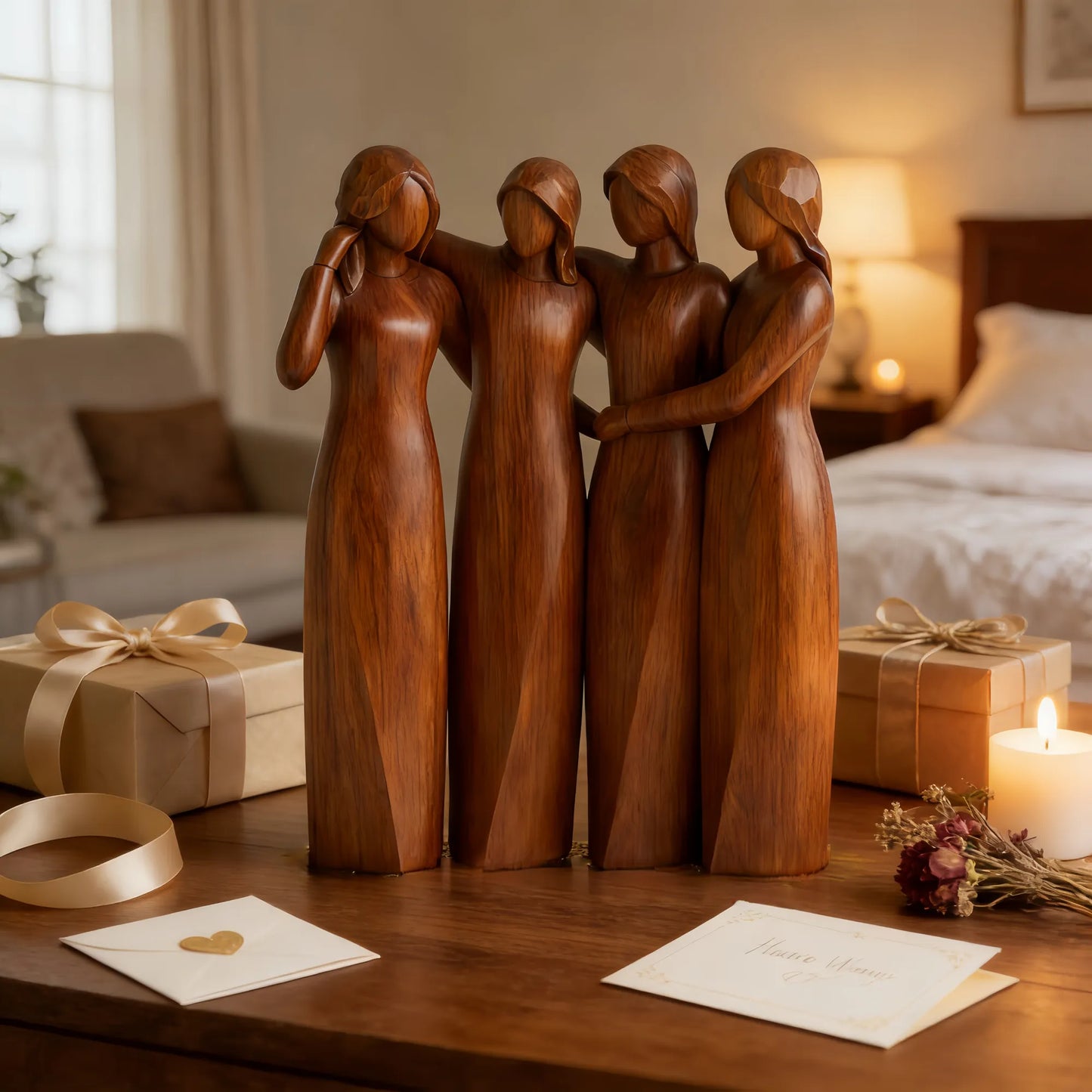 Celebrates Friendships Sisters Sculpture