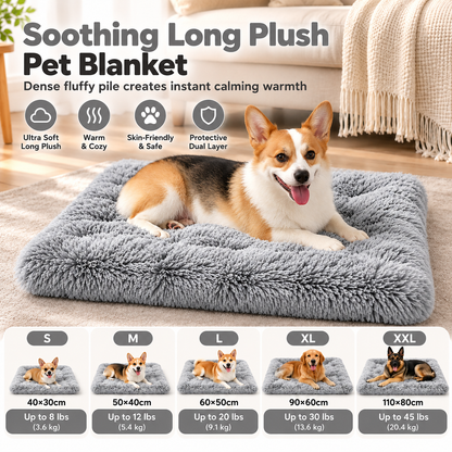 Soft Plush Double Layer Pet Blanket for Dogs and Cats