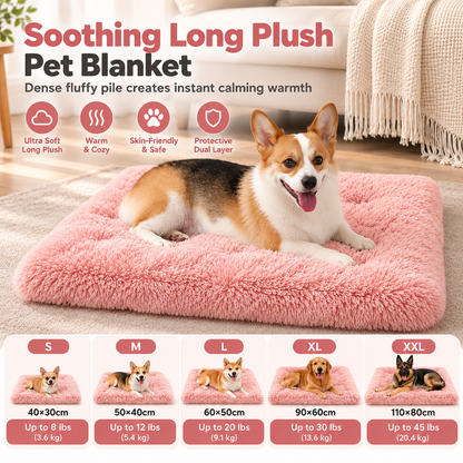 Soft Plush Double Layer Pet Blanket for Dogs and Cats
