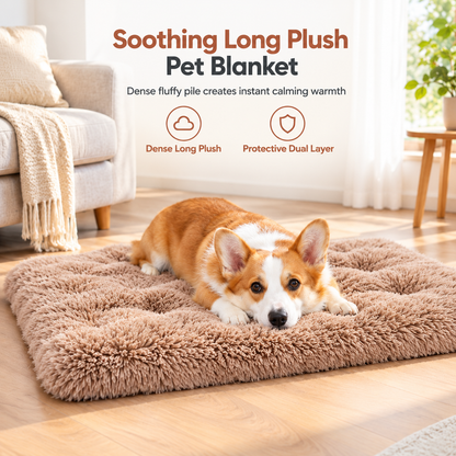 Soft Plush Double Layer Pet Blanket for Dogs and Cats