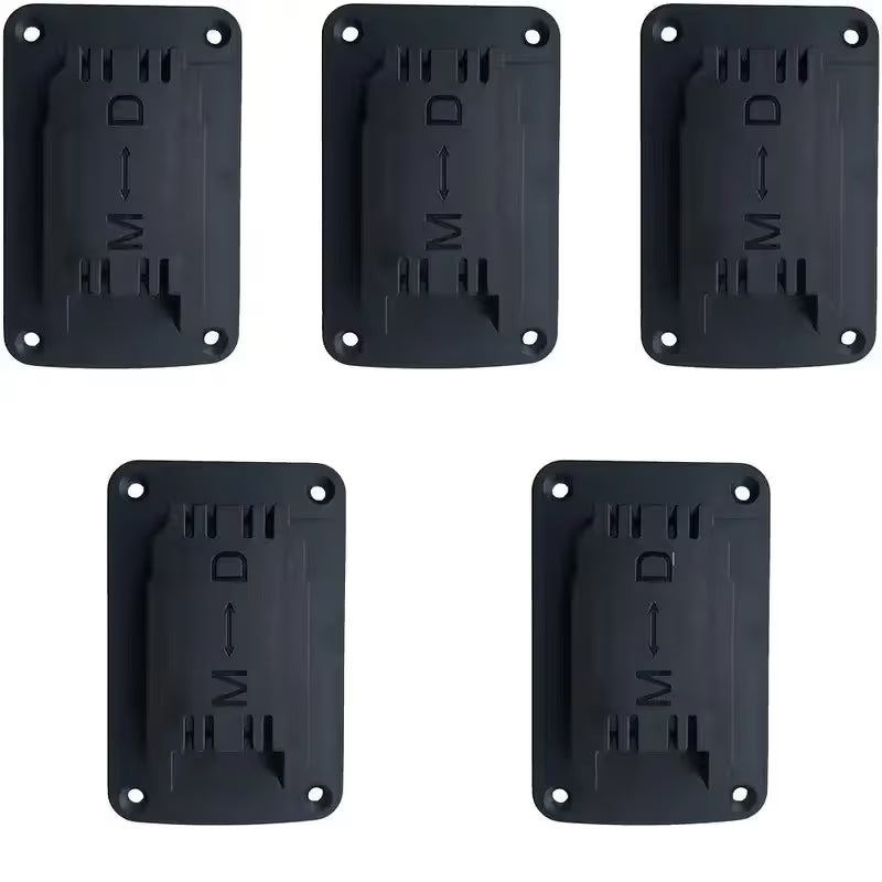 5Packs Tool Holders for Dewalt 20V 12V Drill Tool Mount Fit for Milwaukee M18 Tools Yellow