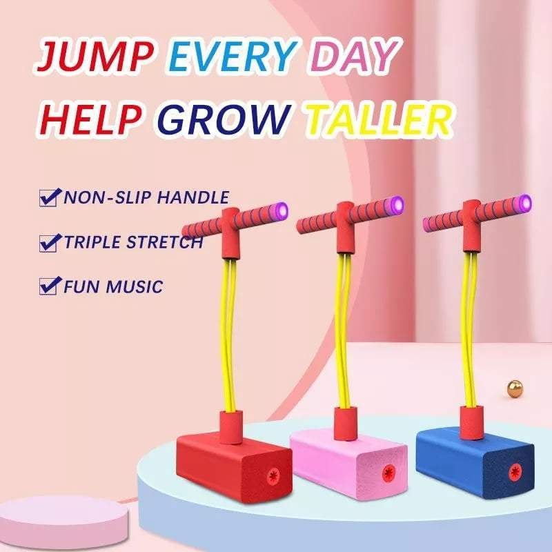 🛡️✨ Safe Foam, Bouncy Fun! Kids‘ Pogo Jumper 50% OFF⚡🌳