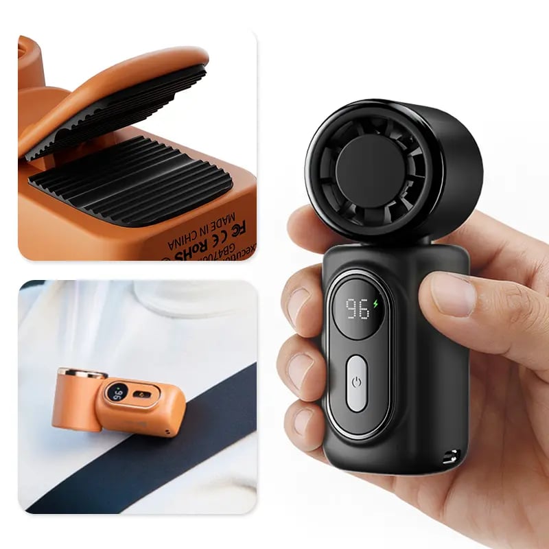 🔥Miniventilador portátil de mano con clip 2026