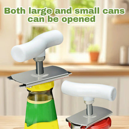 Abridores de Acero Inoxidable para Frascos, Utensilio de Cocina de Fácil Apertura - Abre Mason Jars y Latas de Salsa de Pasta sin Esfuerzo