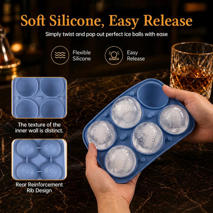 Baseball Ice Ball Mold