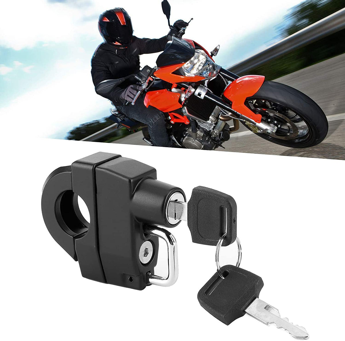 💯🏍Universal Motorcycle Helmet Lock
