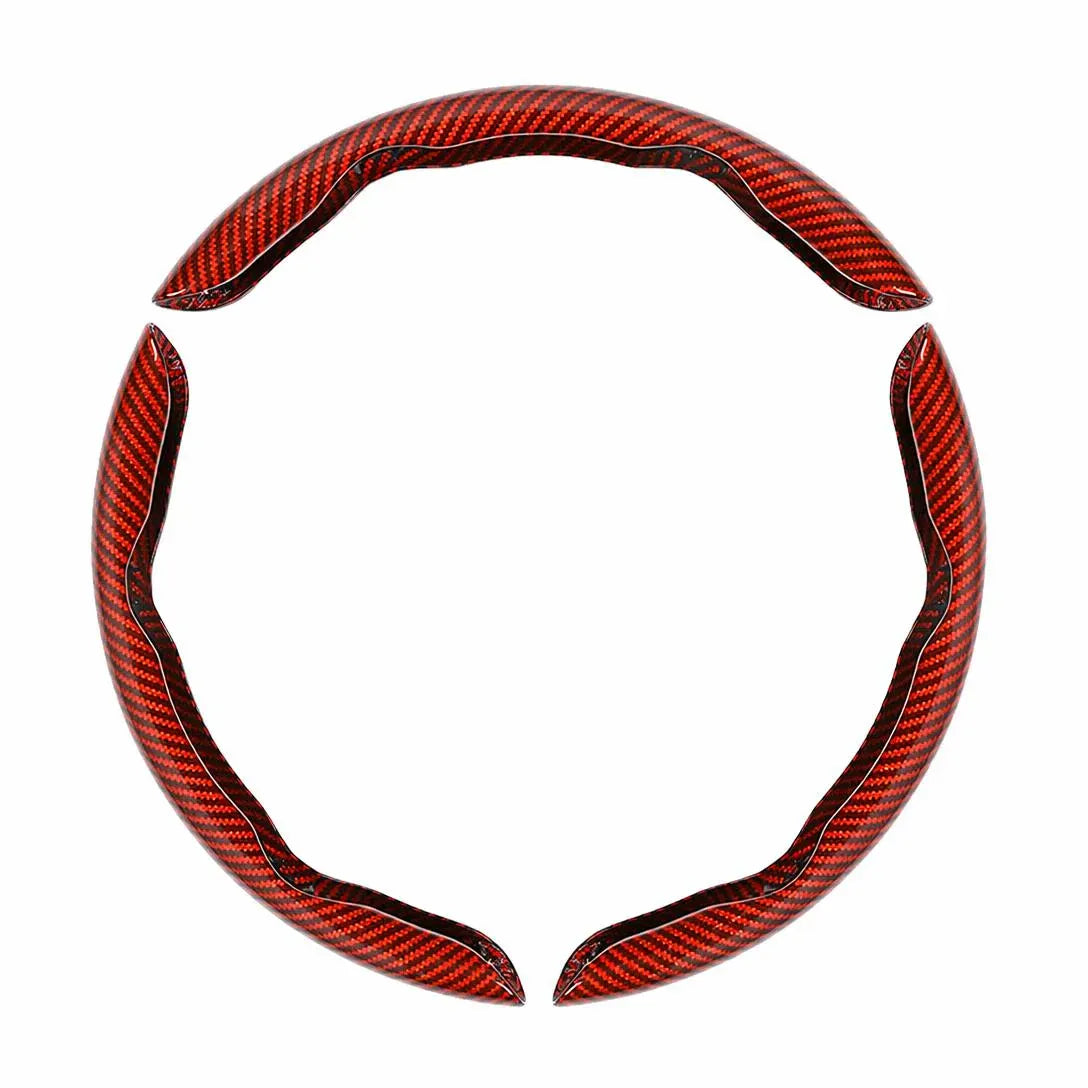 🎉Non-Slip Half Cover Car Steering Wheel Protector | Easy Clip On Installation
