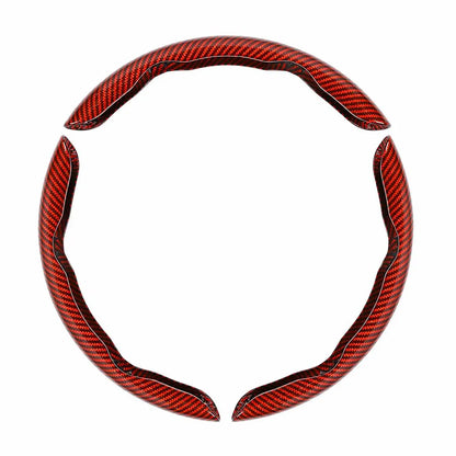 🎉Non-Slip Half Cover Car Steering Wheel Protector | Easy Clip On Installation