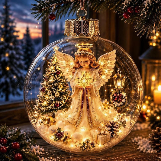 49% OFF This Week Promotions🎉🎉Glowing Christmas Diorama Ornament
