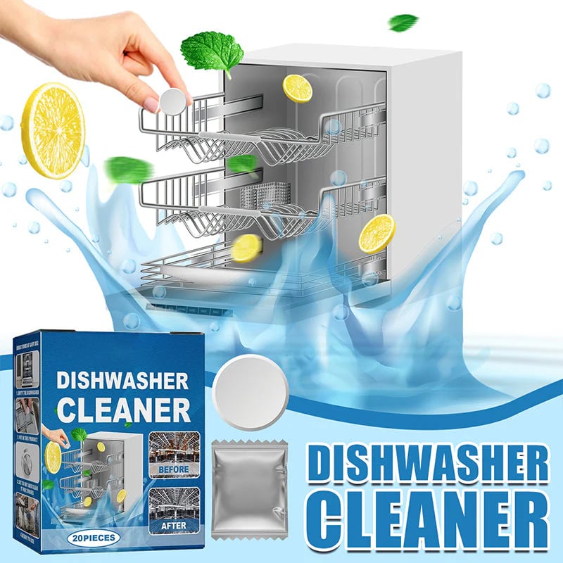 📢📢40% OFF !! ⏰ Dishwasher Cleaner & Deodorizer Tablets