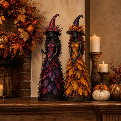 🔥ÚLTIMO DÍA 50% DTO. - 🧙‍♀️Figura de Bruja de Otoño Encantado (📦Compra 2 Envío Gratis)