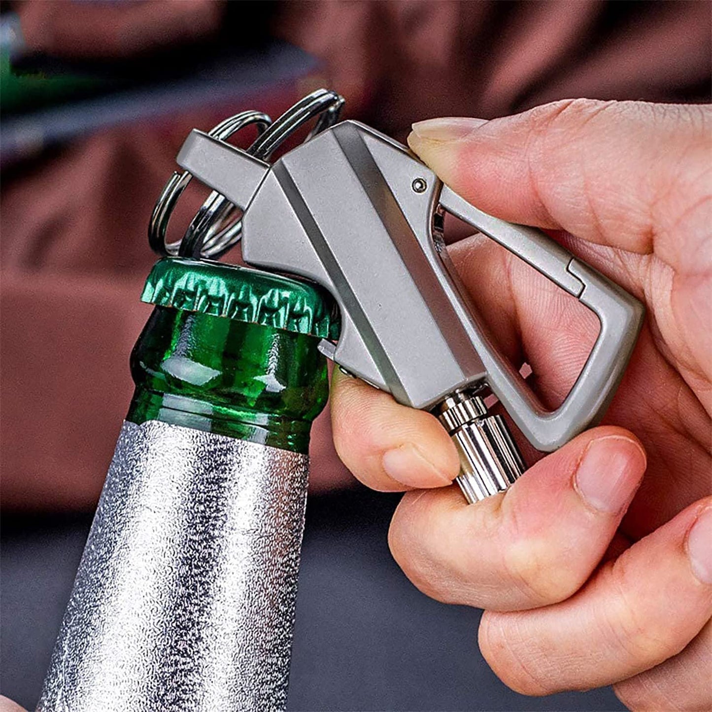 ✨Permanent Match Infinity Lighter with Multitool Keychain Bottle Opener