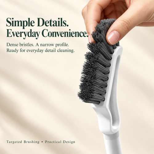 🧹 Extendable L-Shaped Cleaning Brush – Reach Corners with Less Bending