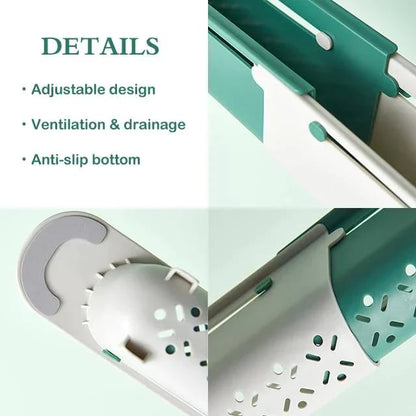🔥Limited Time OFF🔥Updated Telescopic Sink Storage Rack