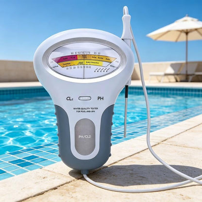 🔬💧 pH & Cl2 Chlorine Tester! Precise Measurement of pH & Chlorine in Pool – Simple, Fast, Reliable. 🔥🏊