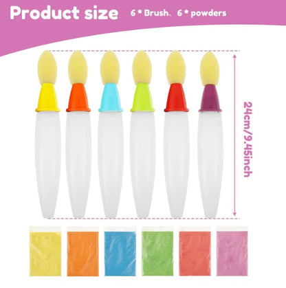 🌈Outdoor Sidewalk Chalk Paint Brush Set | Paint in the Brushes – Just Add Water✨🎨
