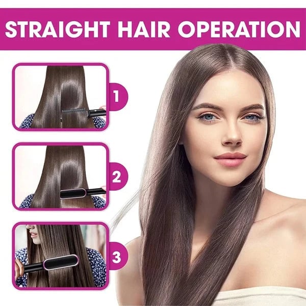 💖49% OFF💖-Negative Ion Hair Straightener Styling Comb