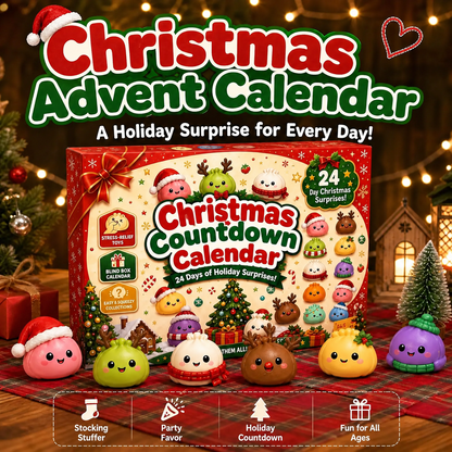 Christmas Squishy Advent Calendar 2026 Countdown Calendar 🎄